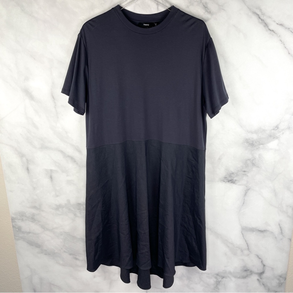 Theory Dark Gray Midi Dress - Picture 3 of 11